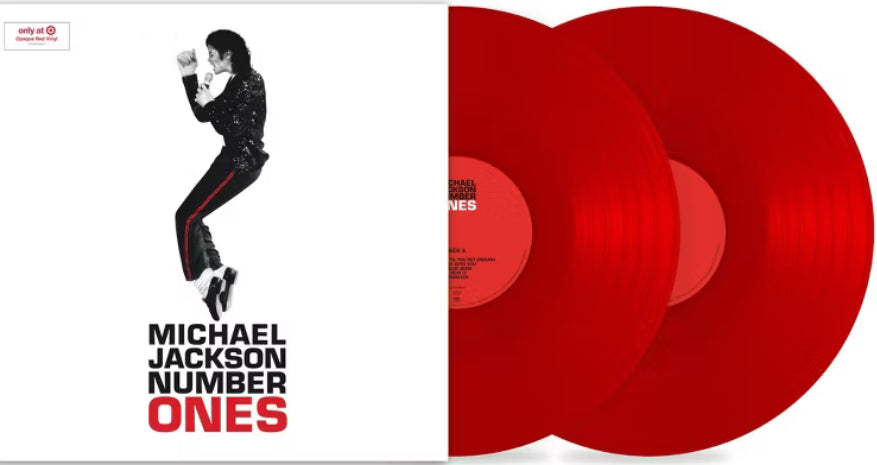 Michael Jackson Limited Edition Number Ones USA Target 2 Red Vinyl