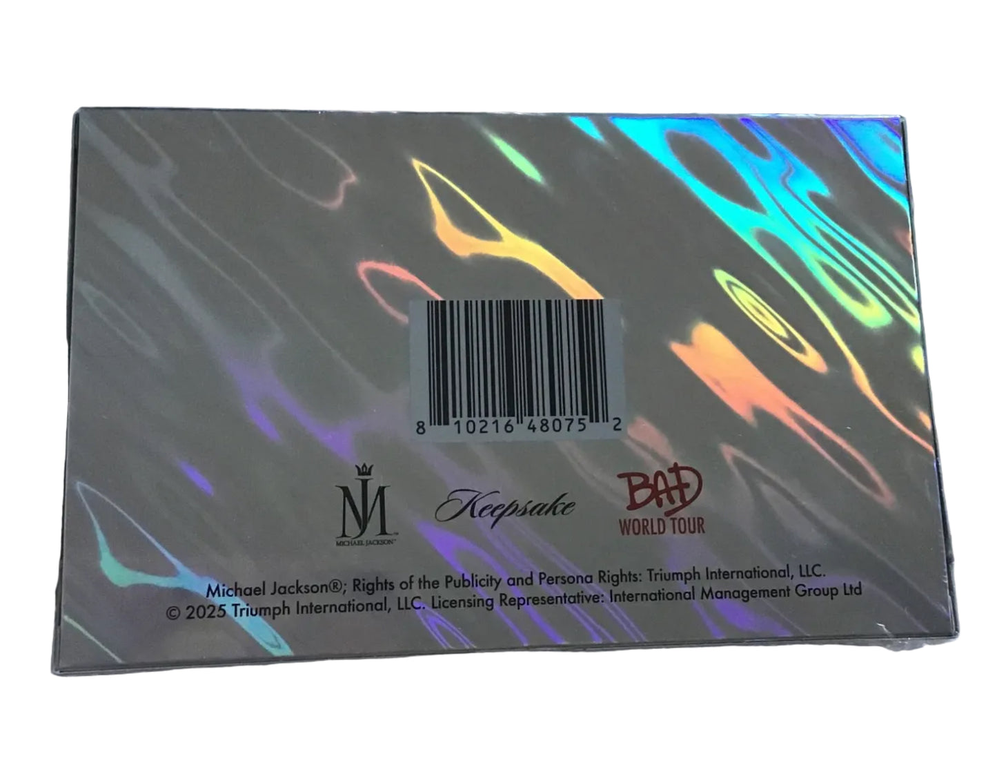 Michael Jackson keepsake trading cards breaker box