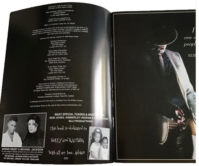 Michael Jackson Making HIStory Book Live Photos by Adrian Grant