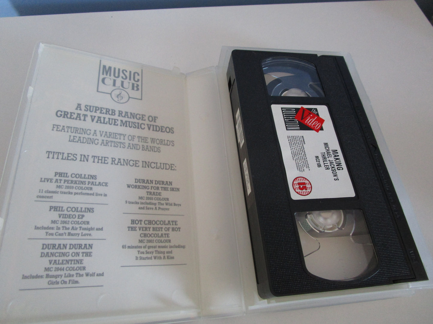 Making Michael Jackson's Thriller Official PAL VHS (Visible in Europe only) New - MJJCollectors_Store