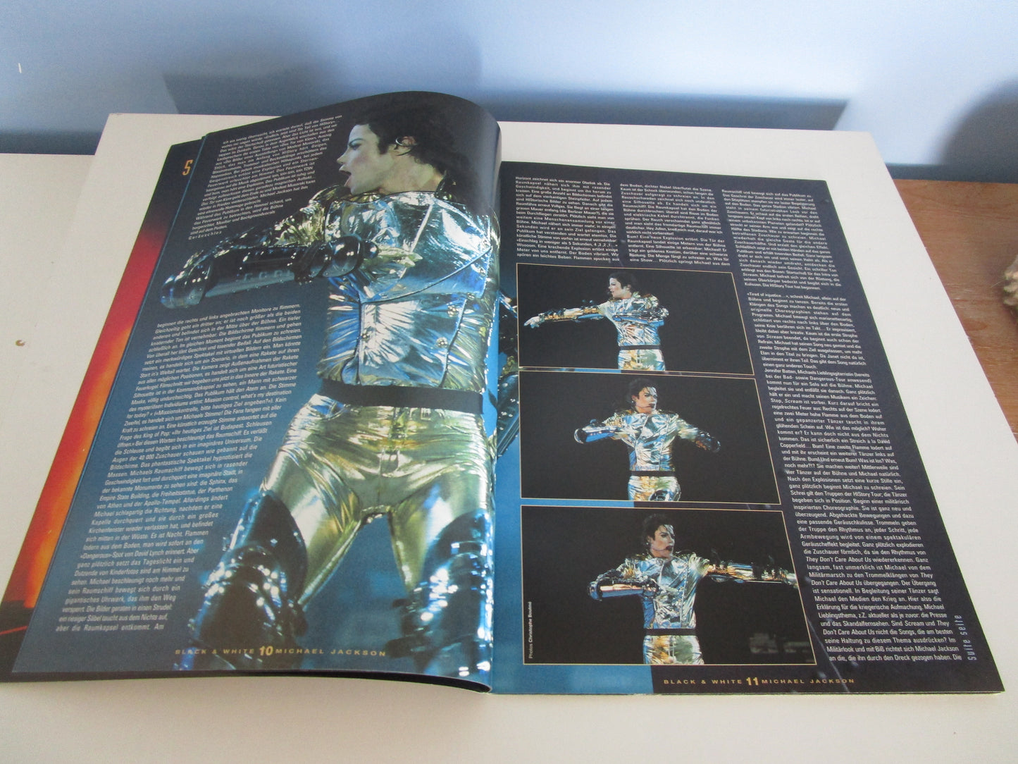 Michael Jackson In Konzert HIStory Tour German Magazine Nr. - MJJCollectors_Store