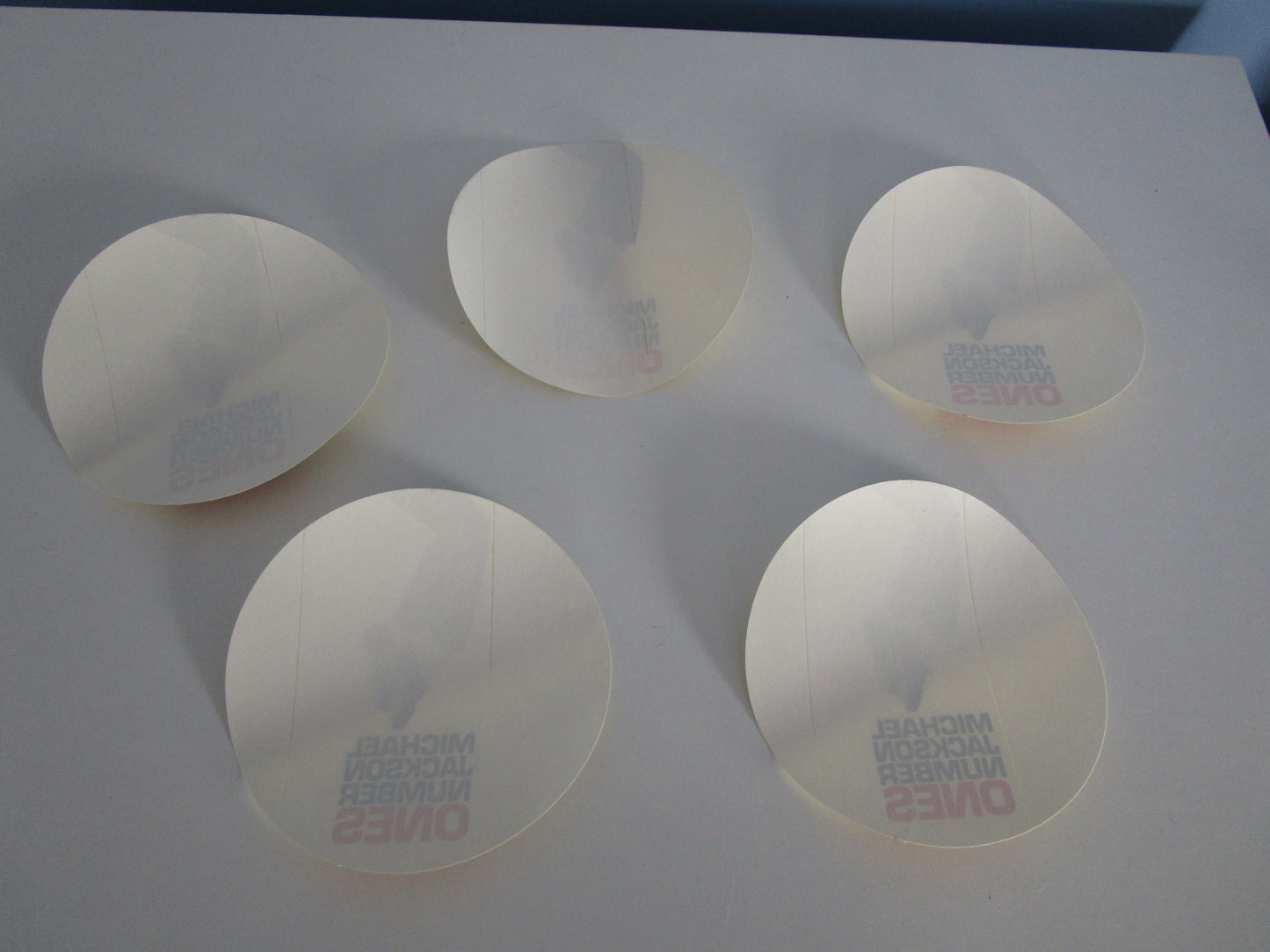 Michael Jackson Number Ones 5 Official Promotional Stickers - MJJCollectors_Store