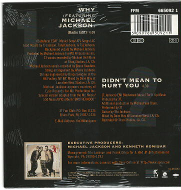 Michael Jackson 3T why cd