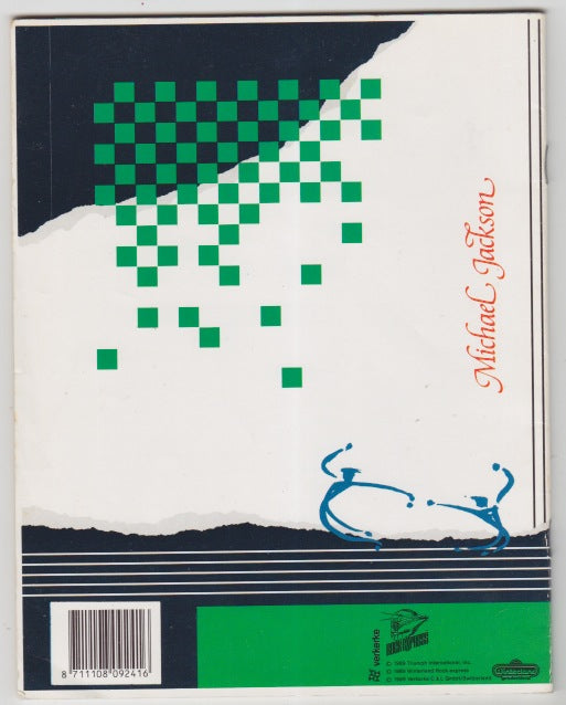 Michael Jackson Official Bad Era (Romeo photoshoot) Notebook 1988