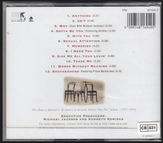 3T - Michael Jackson Brotherhood Vintage CD w/ Why and I Need You