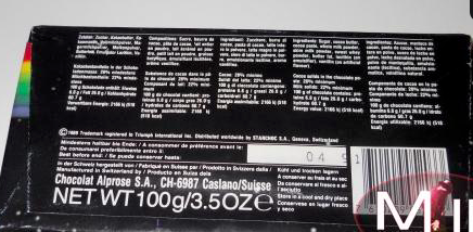 Michael Jackson Official Moonwalker 1989 Chocolate Bar Collectible (no more edible)