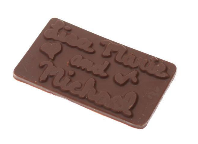 Michael Jackson Lisa Marie Presley Wedding Chocolate Bar (Collectible Only!)