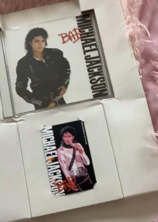 Michael Jackson BAD Tour Japan Box Set Inside phone card