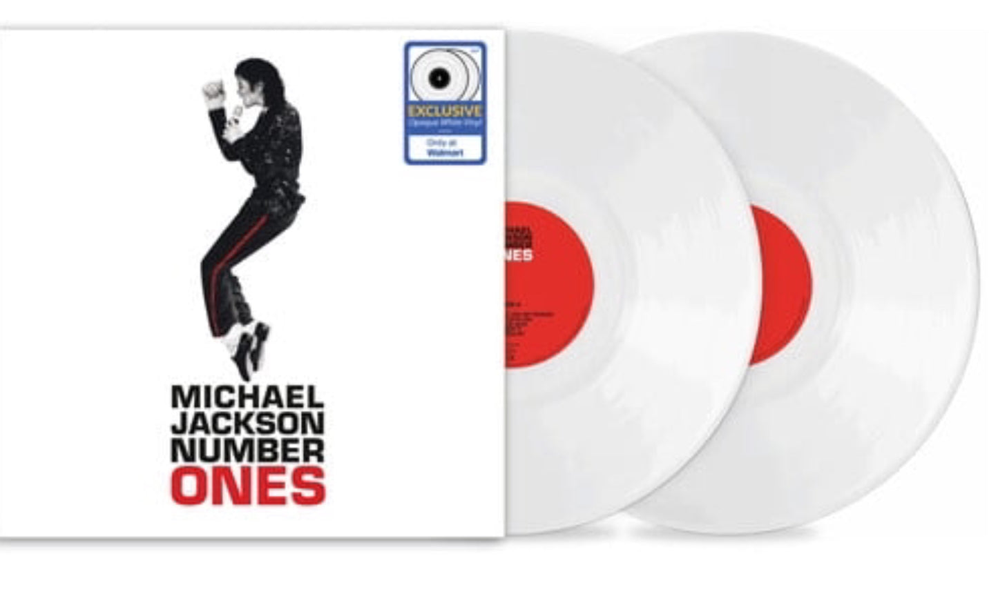 Michael Jackson Limited Edition Number Ones USA Walmart 2 White Vinyl Set