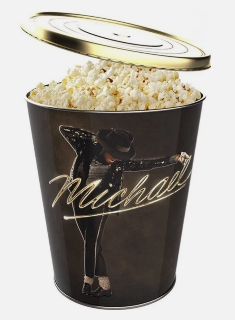 Michael Movie Biopic Popcorn Tin  Bucket