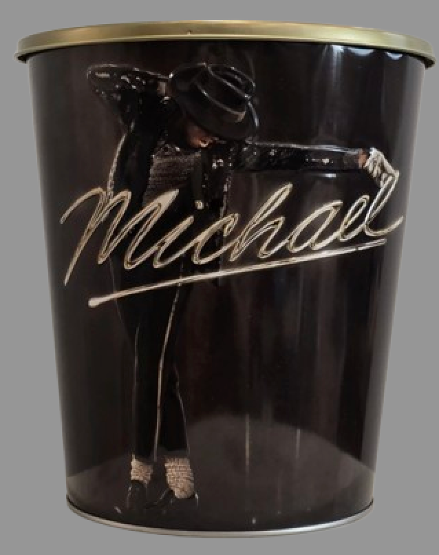 Michael  Movie Biopic Popcorn Tin  Bucket front