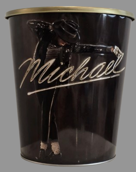 Michael  Movie Biopic Popcorn Tin  Bucket front