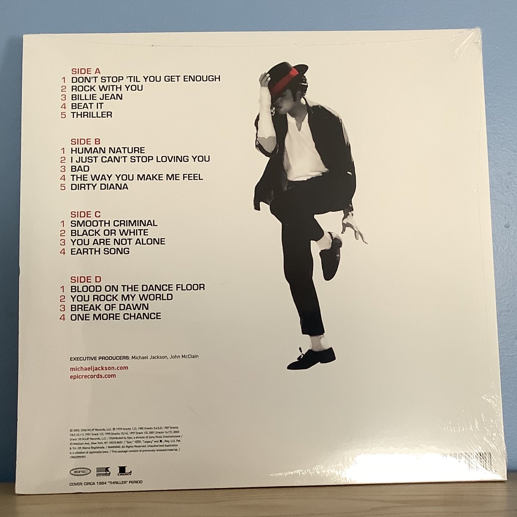 Michael Jackson Limited Edition Number Ones USA Walmart 2 White