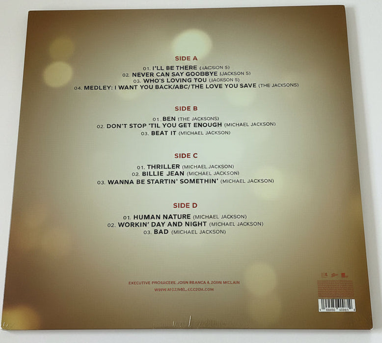 Michael movie red vinyl back 