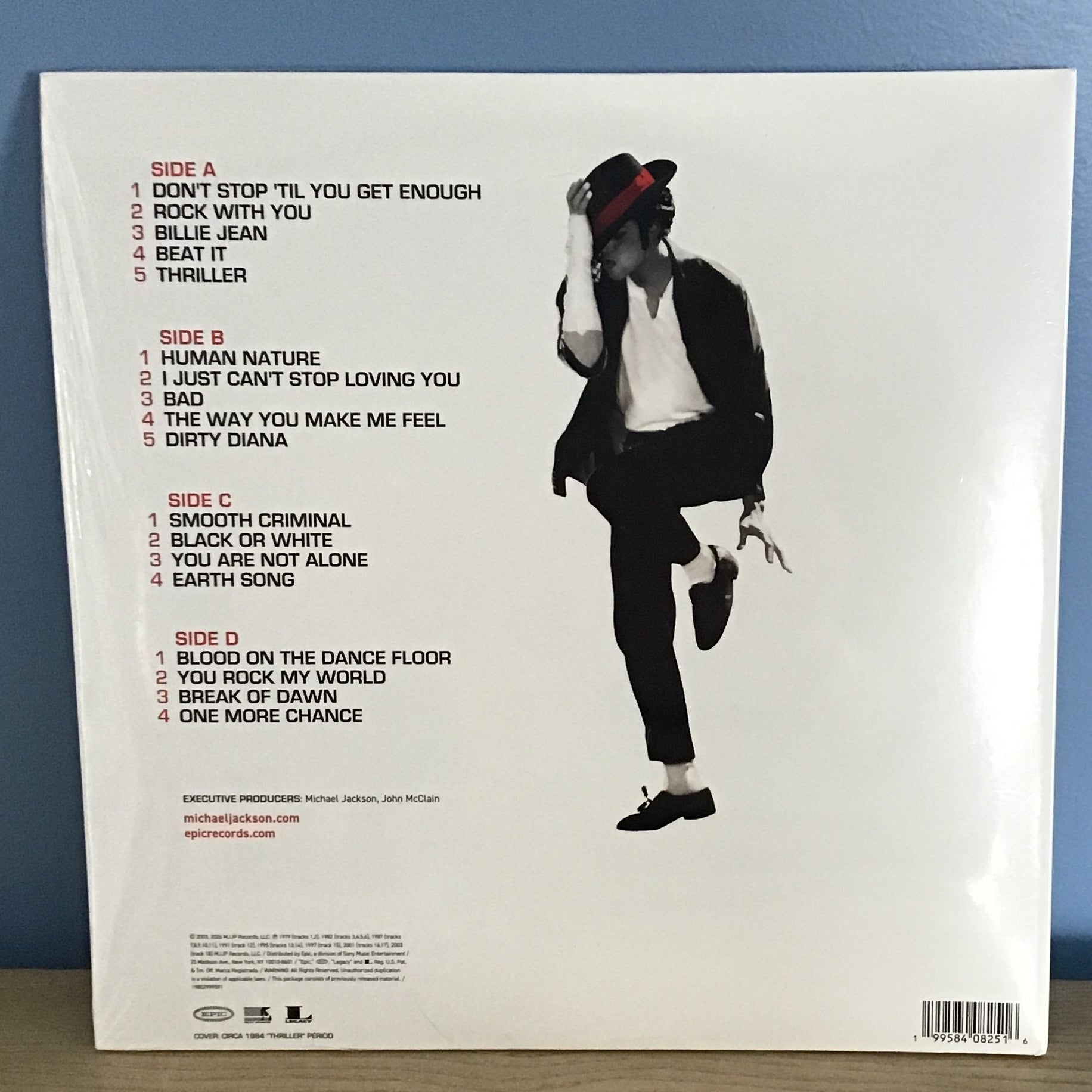 Michael Jackson Limited Edition Number Ones USA Target 2 Red Vinyl