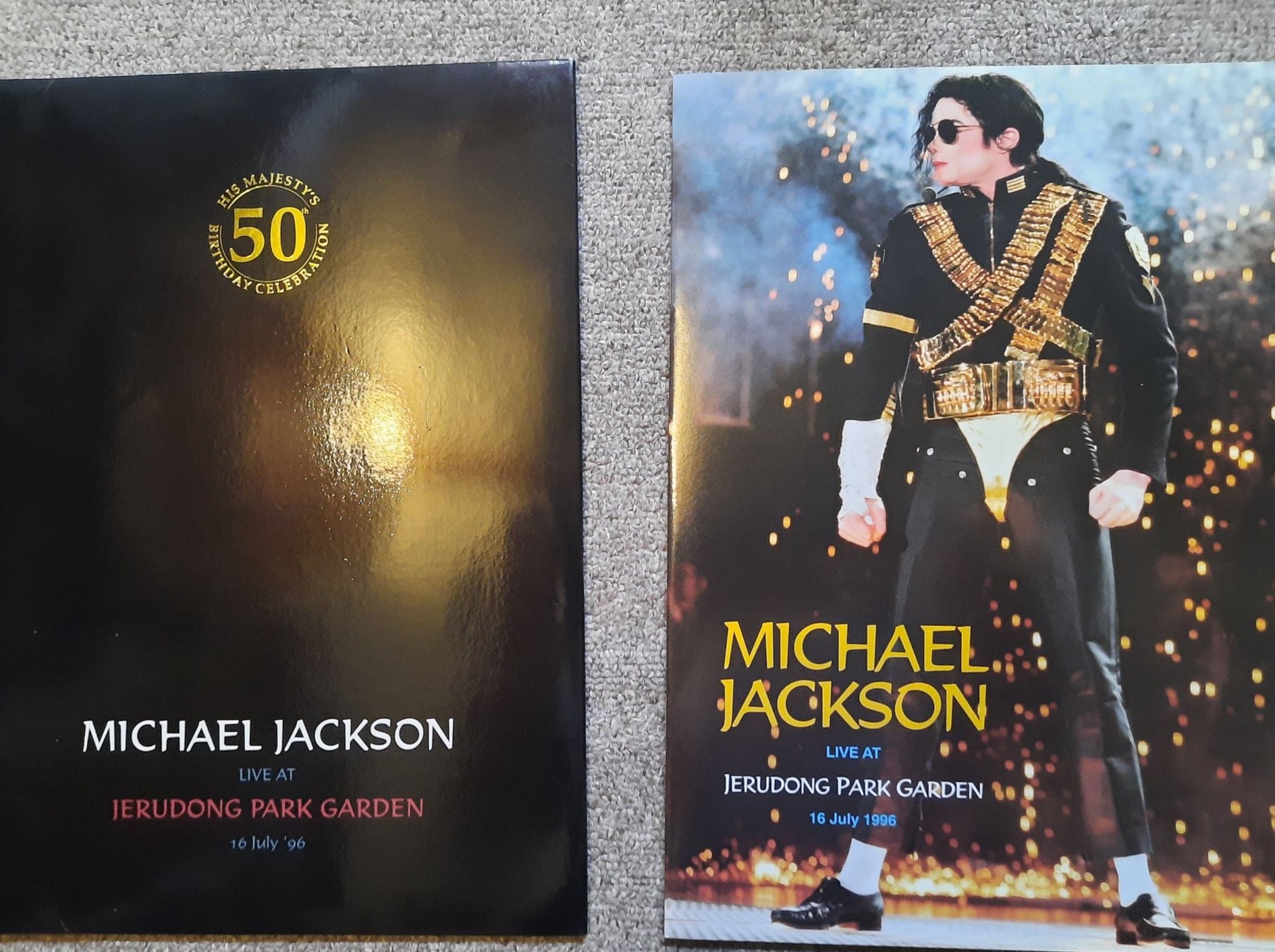 Michael Jackson Vintage Brunei Double CD Set + Booklet of Jerudong Park Concert