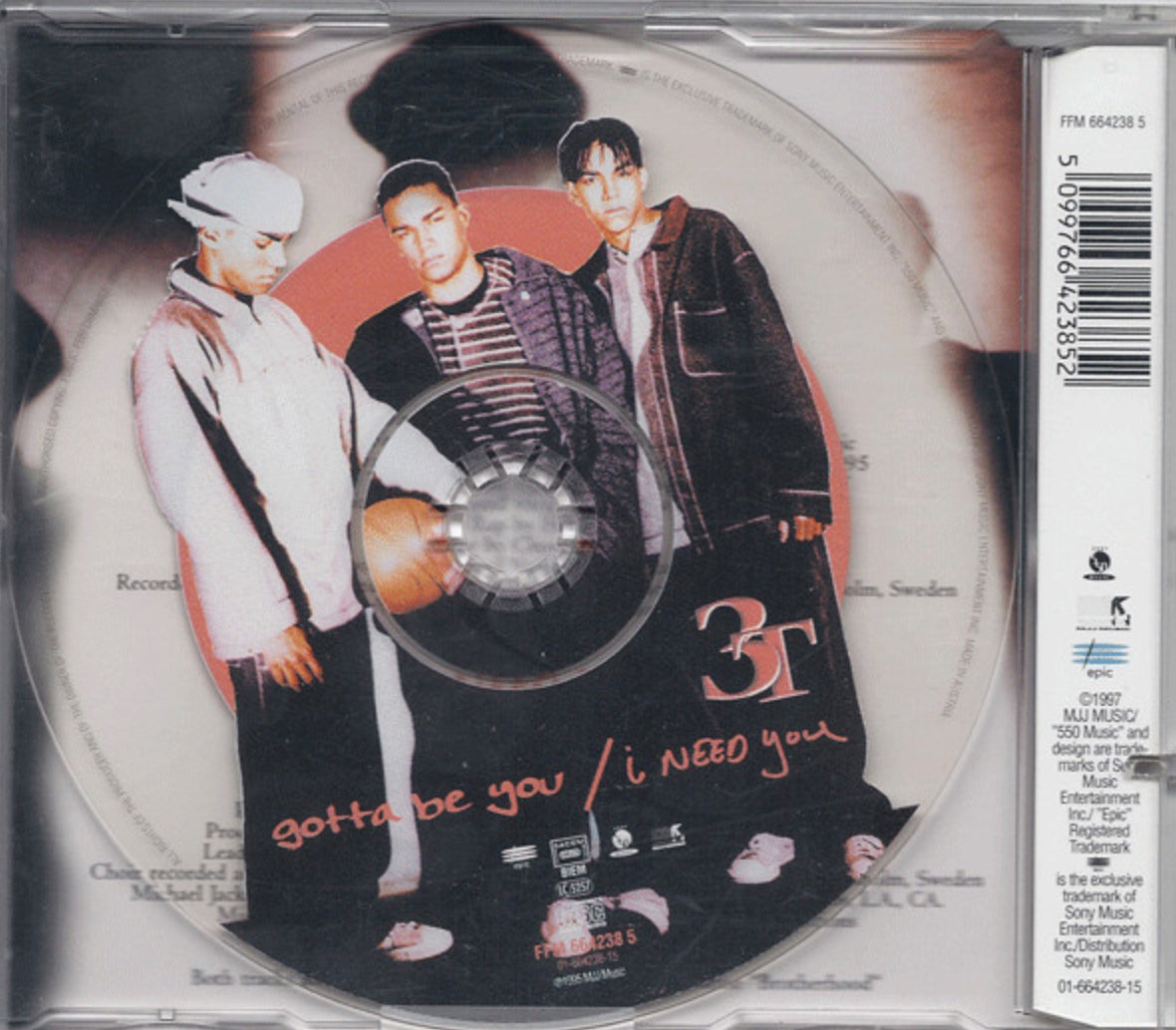 Michael Jackson - 3T Original Gotta Be You / I Need You 2 track Limited  Edition Picture Vintage CD