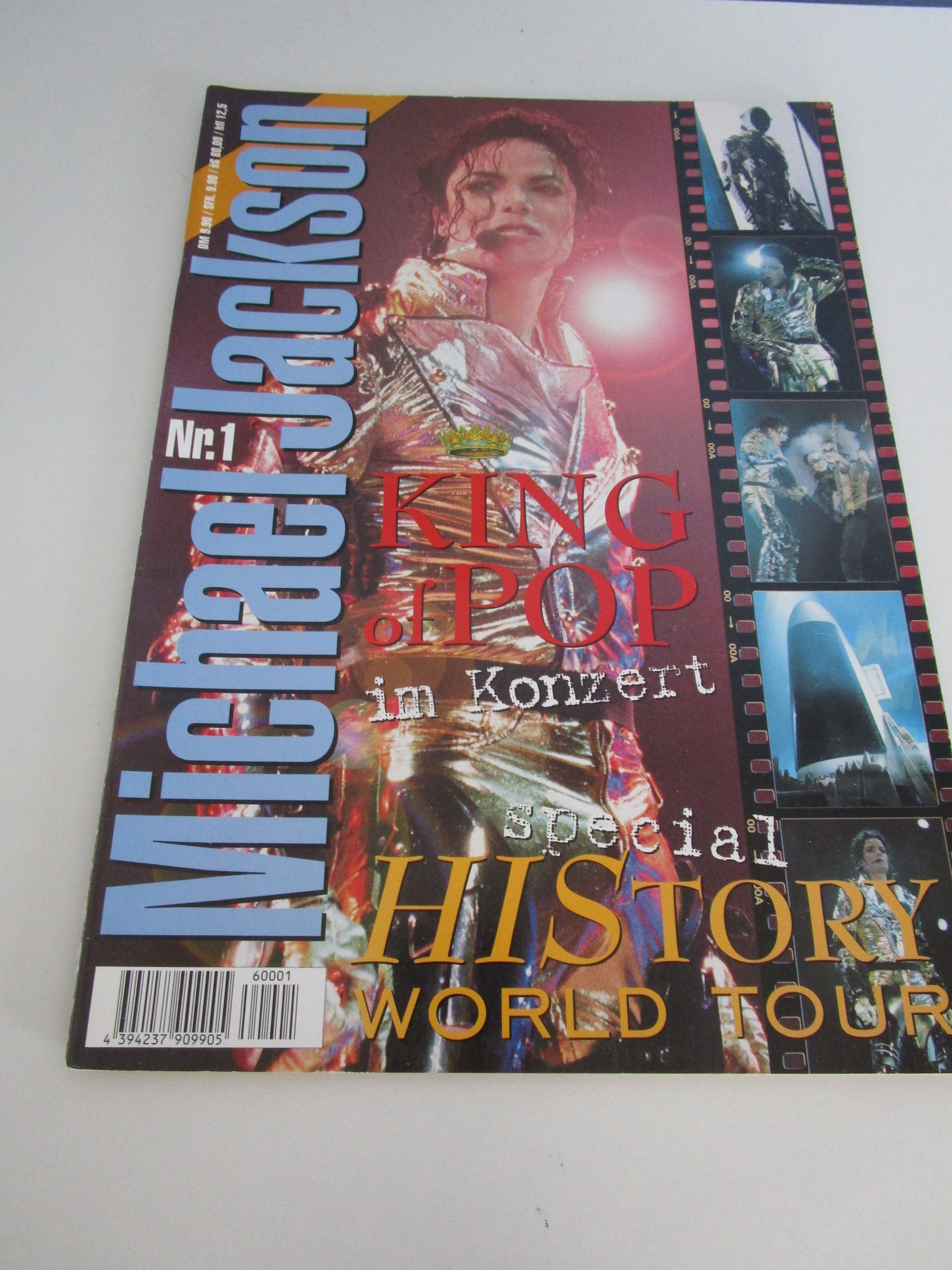 Michael Jackson In Konzert HIStory Tour German Magazine Nr. - MJJCollectors_Store