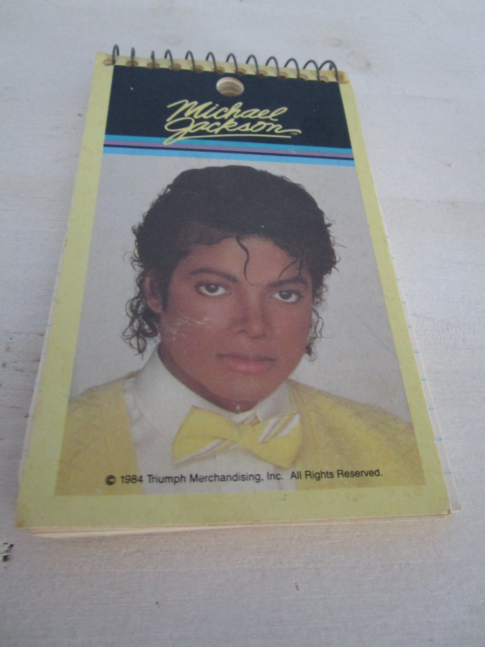 Michael Jackson Official 1984 Mini Notebook