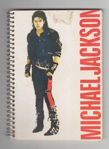 Michael Jackson Official Bad Era Mini Notebook 1988