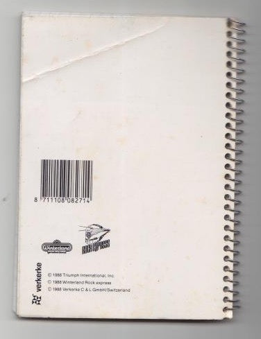 Michael Jackson Official Bad Era Mini Notebook 1988