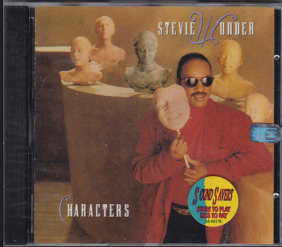 Stevie Wonder Characters 12 Track CD w/ Michael Jackson Duet 'Get It'
