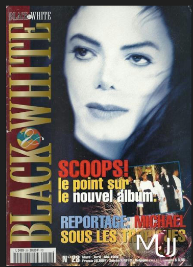 Michael Jackson Black And White French Magazine # 28 #kop #michaeljackson