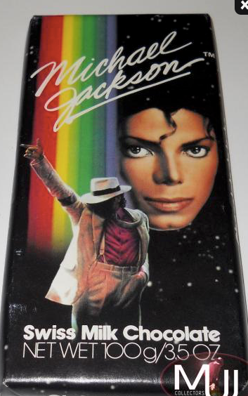 Michael Jackson Official Moonwalker 1989 Chocolate Bar Collectible (no more edible)